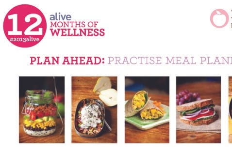 #2013alive: How Are You Doing with Your Meal Planning?
